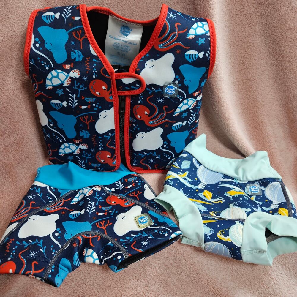Splash About Go Splash Float Jacket And Swim Shorts Bundle Under The Sea